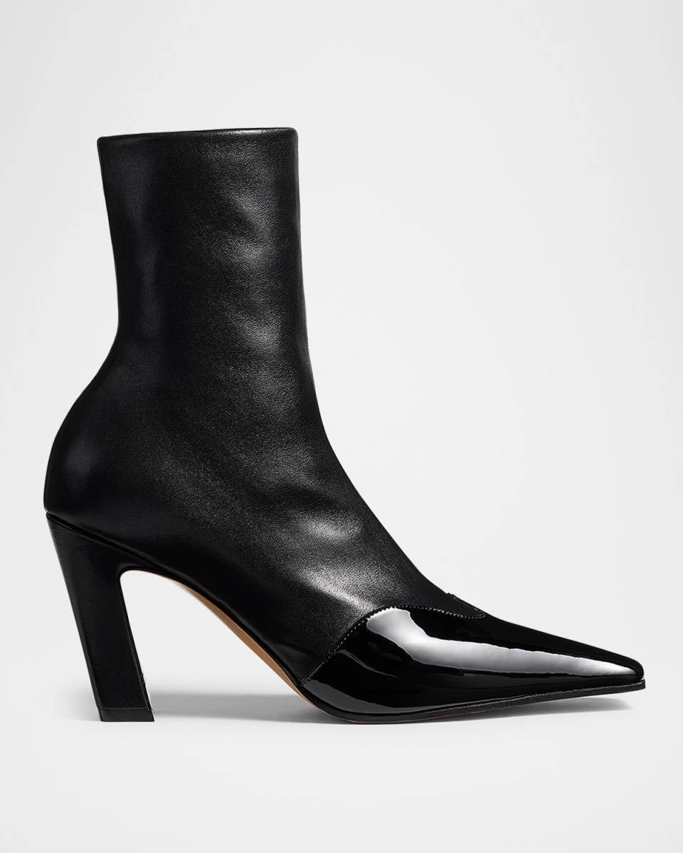 Nevada Patent-Wingtip Ankle Boots